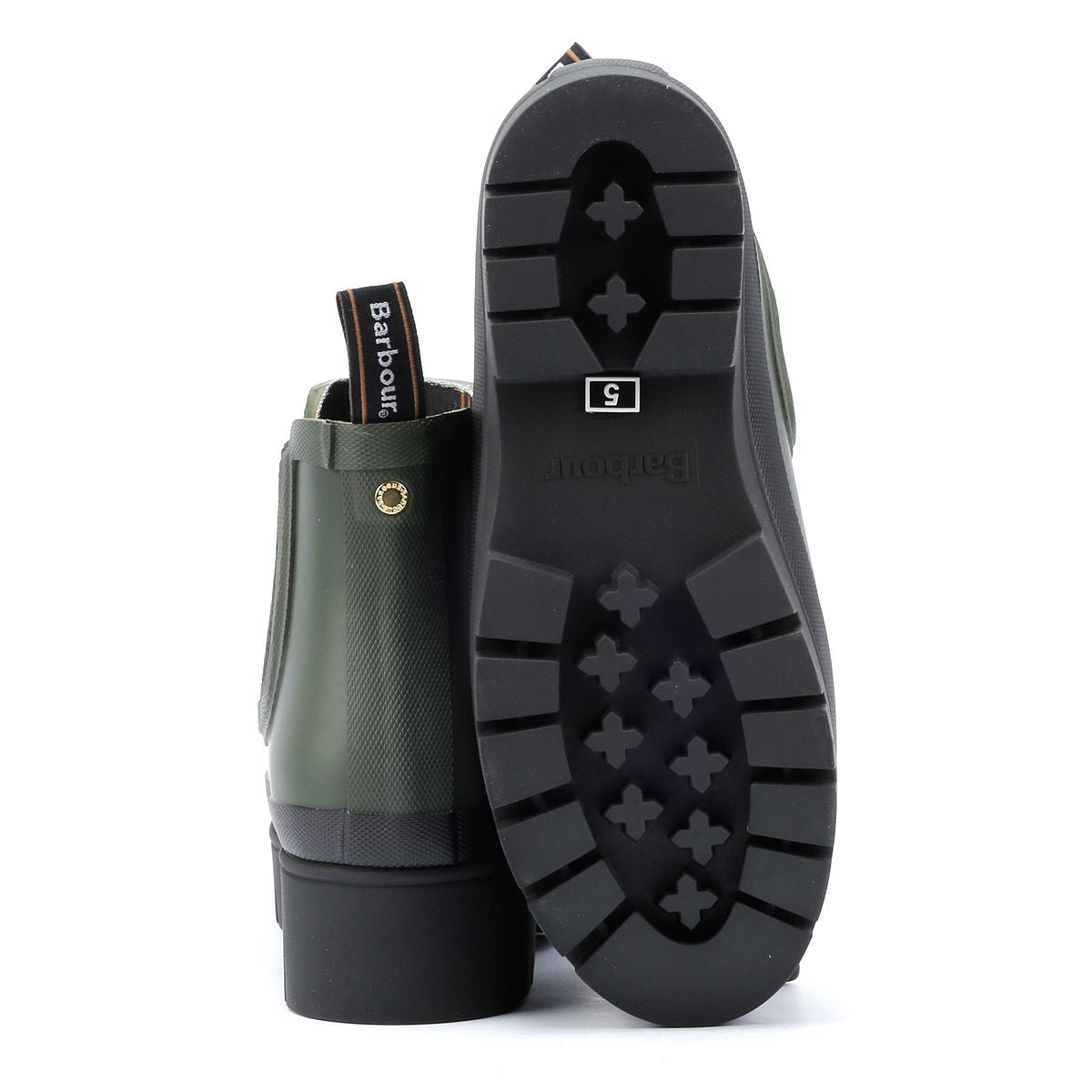 Barbour Halton Damen Gummistiefel In Grün
