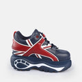 Buffalo 1339-14 Damen Sneaker Aus Blauem Leder