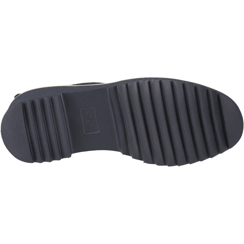 TOMS Maude Leder Damen Schwarze Stiefel