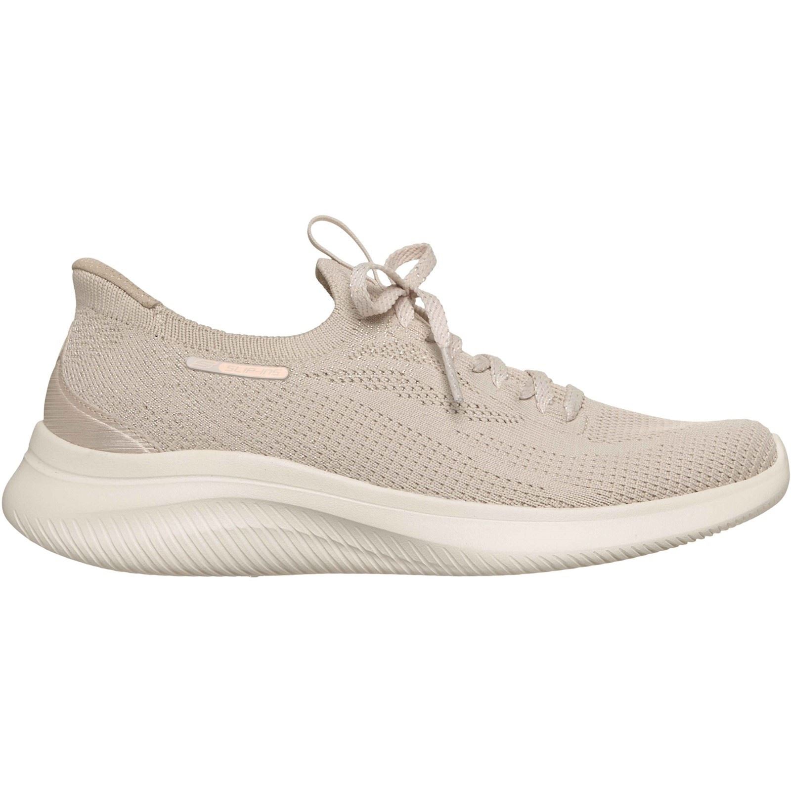 Skechers Ultra Flex 4.0 Textil Damen Natursneaker