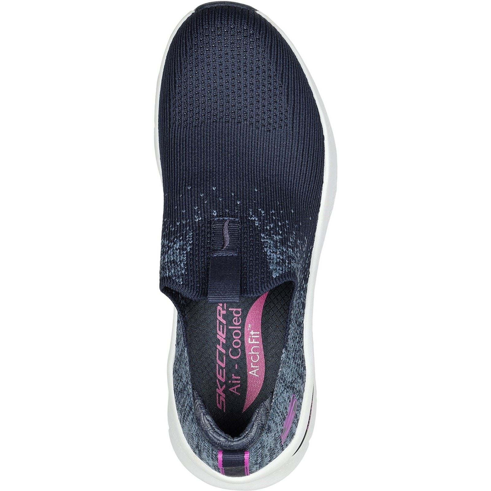 Skechers Arch Fit D'Lux Key Journey Textile Damen Navy Sneakers