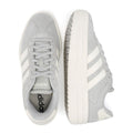 Adidas VL Court Bold Damen Sneaker Aus Grauem Leder