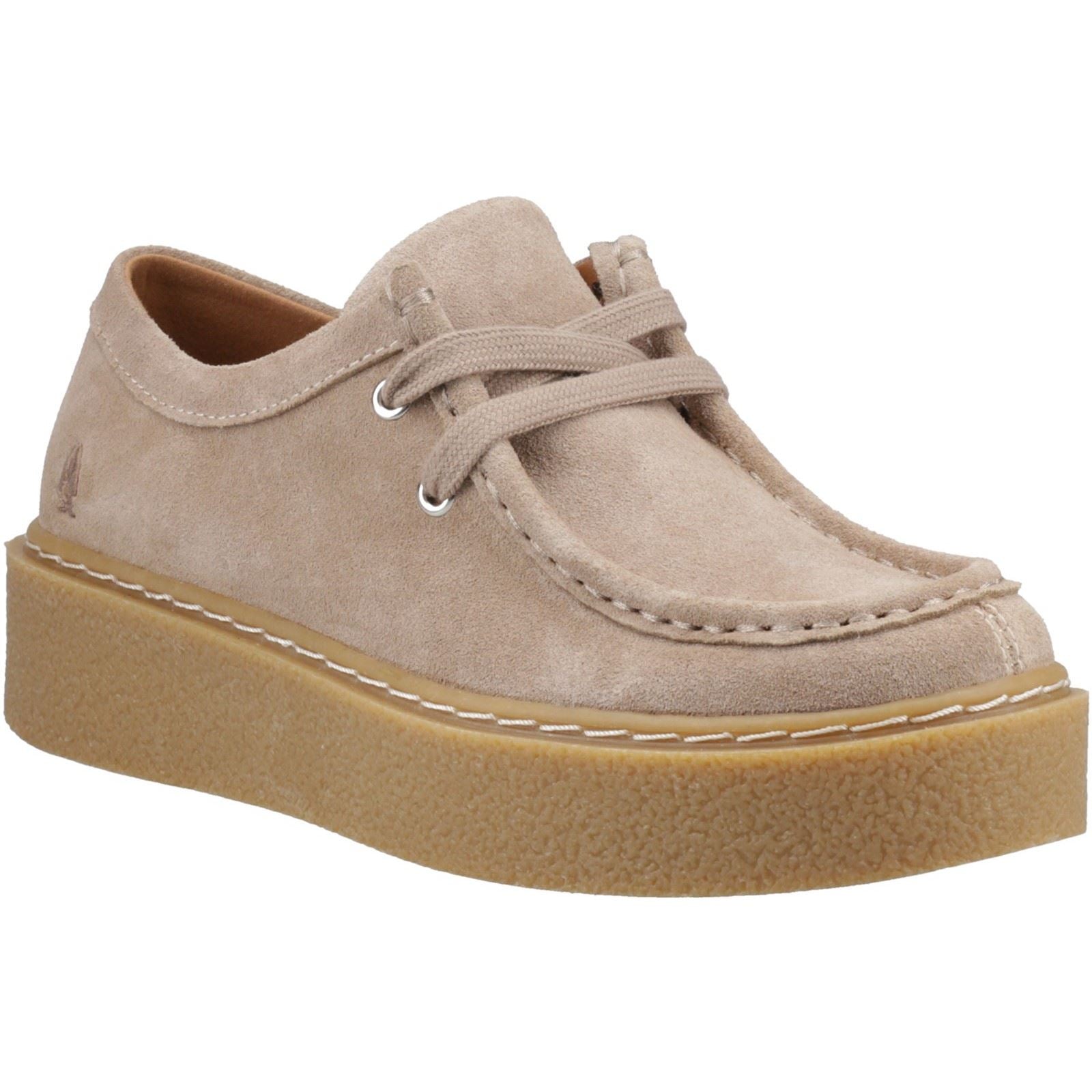 Hush Puppies Bridie Suede Damen Mokassin Schuhe Aus Leder In Taupe