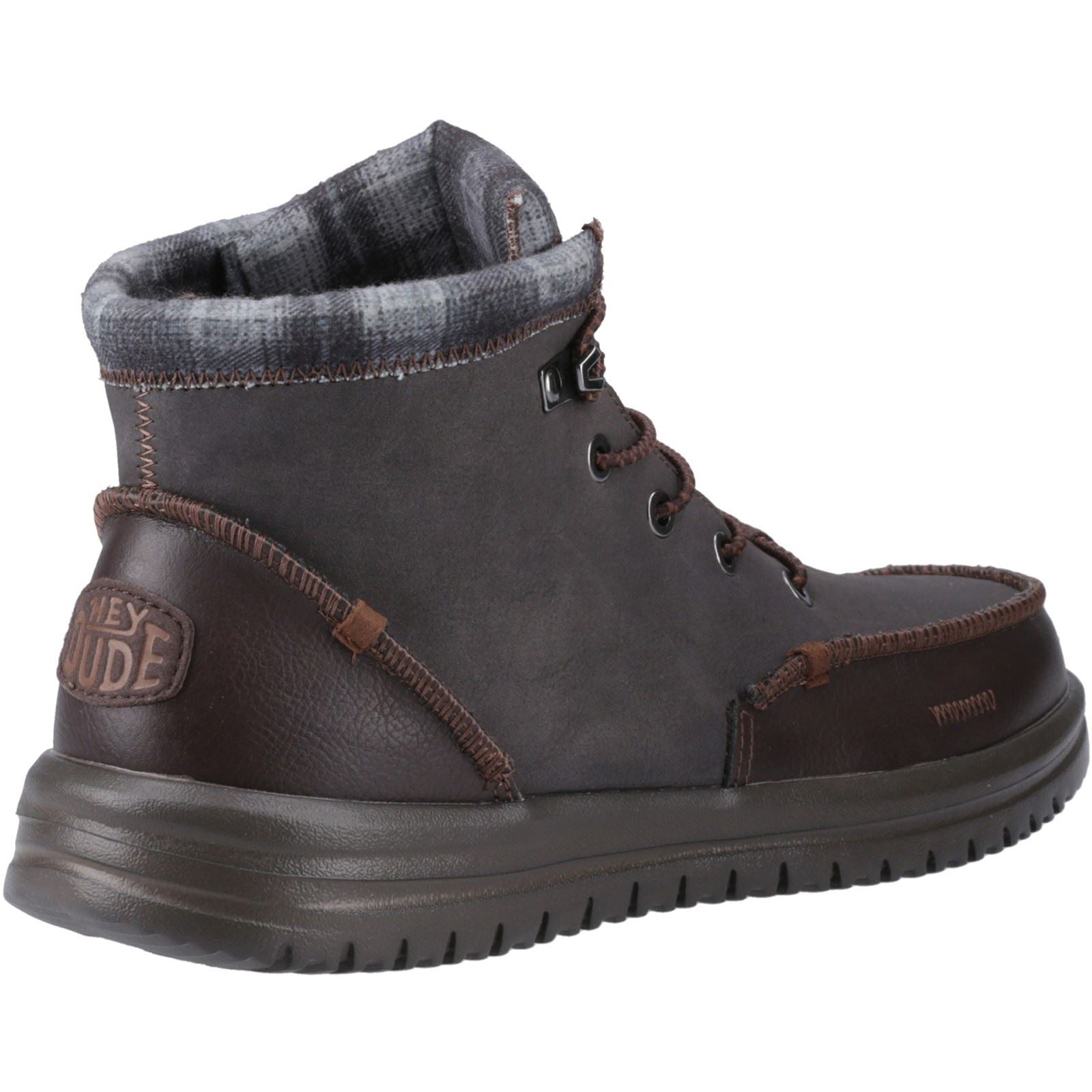 HEYDUDE Bradley Classic Leder Herren Braune Stiefel