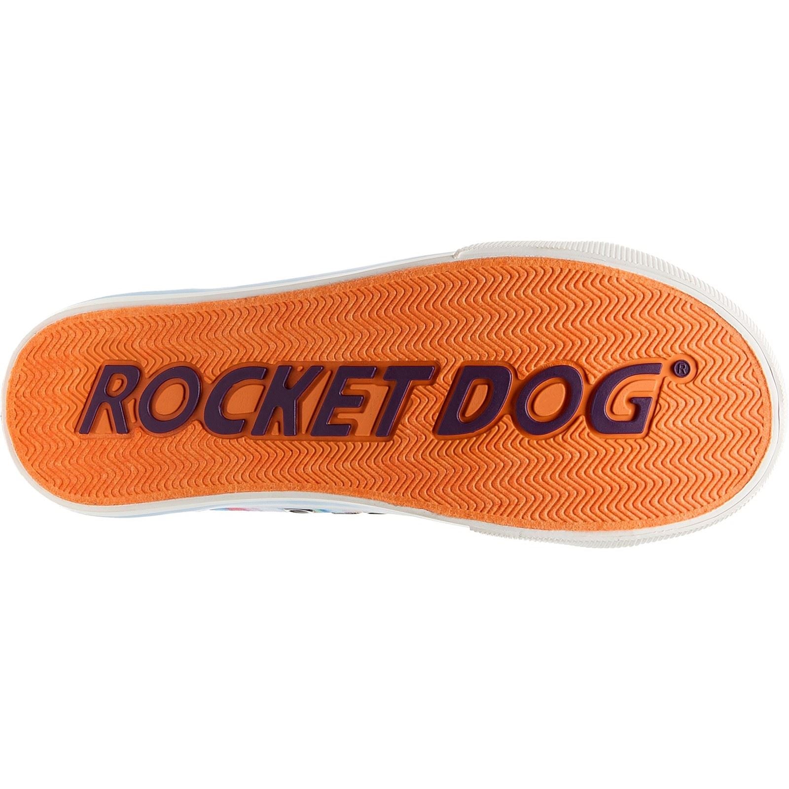 Rocket Dog Jazzin Dens Damen Regenbogen-Sneaker Aus Baumwolle