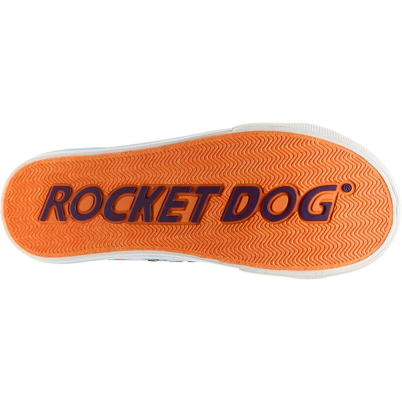 Rocket Dog Jazzin Dens Damen Regenbogen-Sneaker Aus Baumwolle