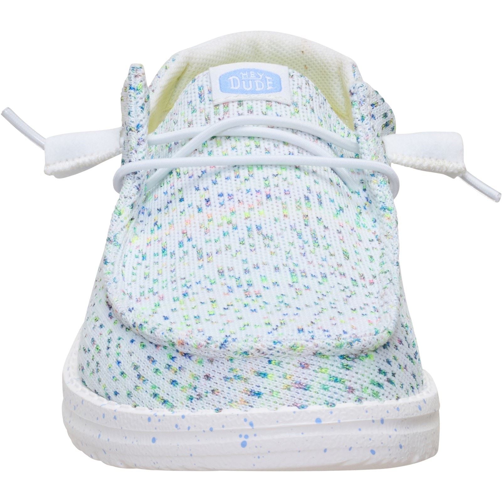 HEYDUDE Wendy Stretch Polyester Damen Weiß/Multi Mokassins