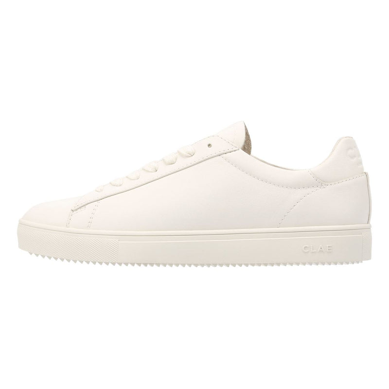 Clae Bradley Essentials Leder Herren Weiße Sneakers