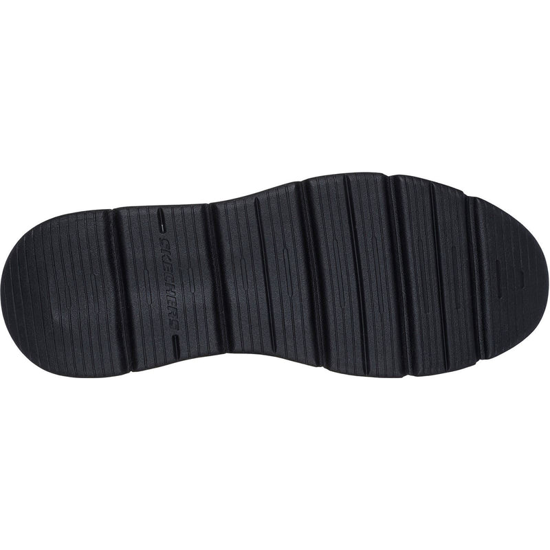 Skechers Augustino Paulo Schwarze Farbe Herrenlederstiefel