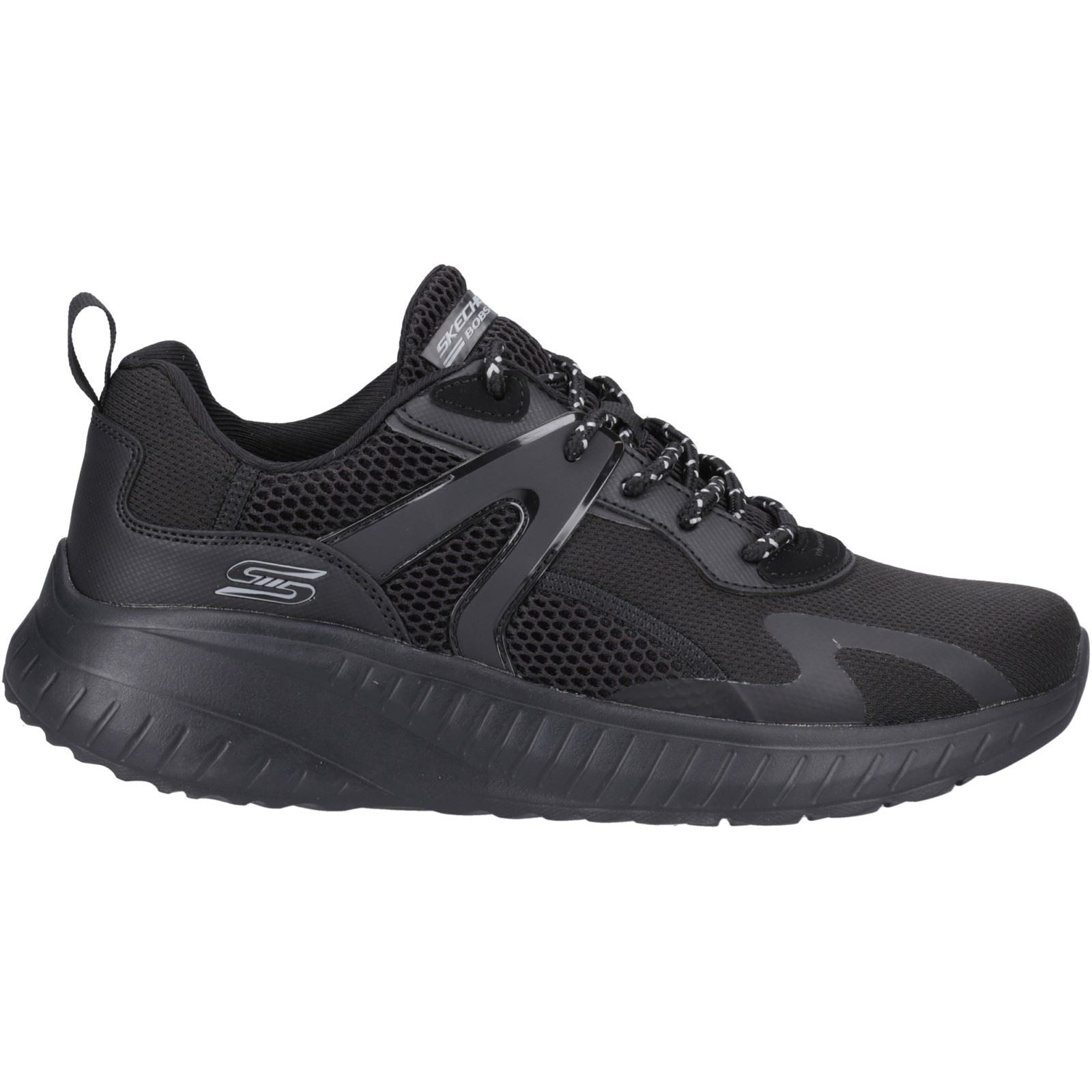 Skechers Bobs Squad Chaos Elevated Drift Synthetik Herren Sneaker In Schwarz