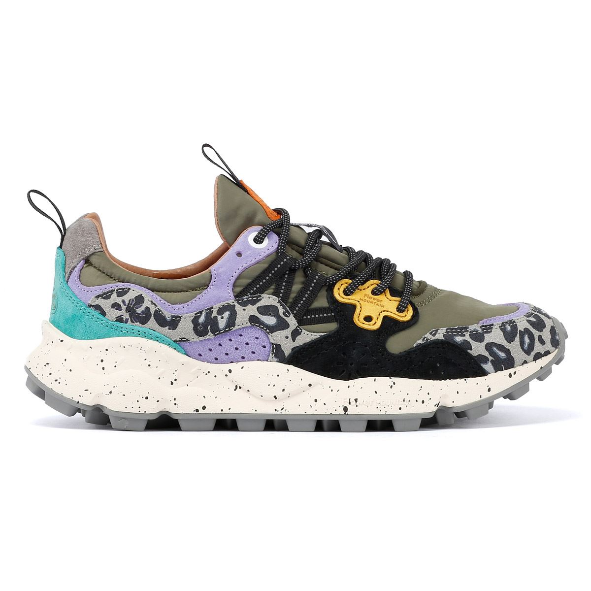 Flower Mountain Yamano 3 Wildleder Military/ Hellgrün/ Gelb Sneakers
