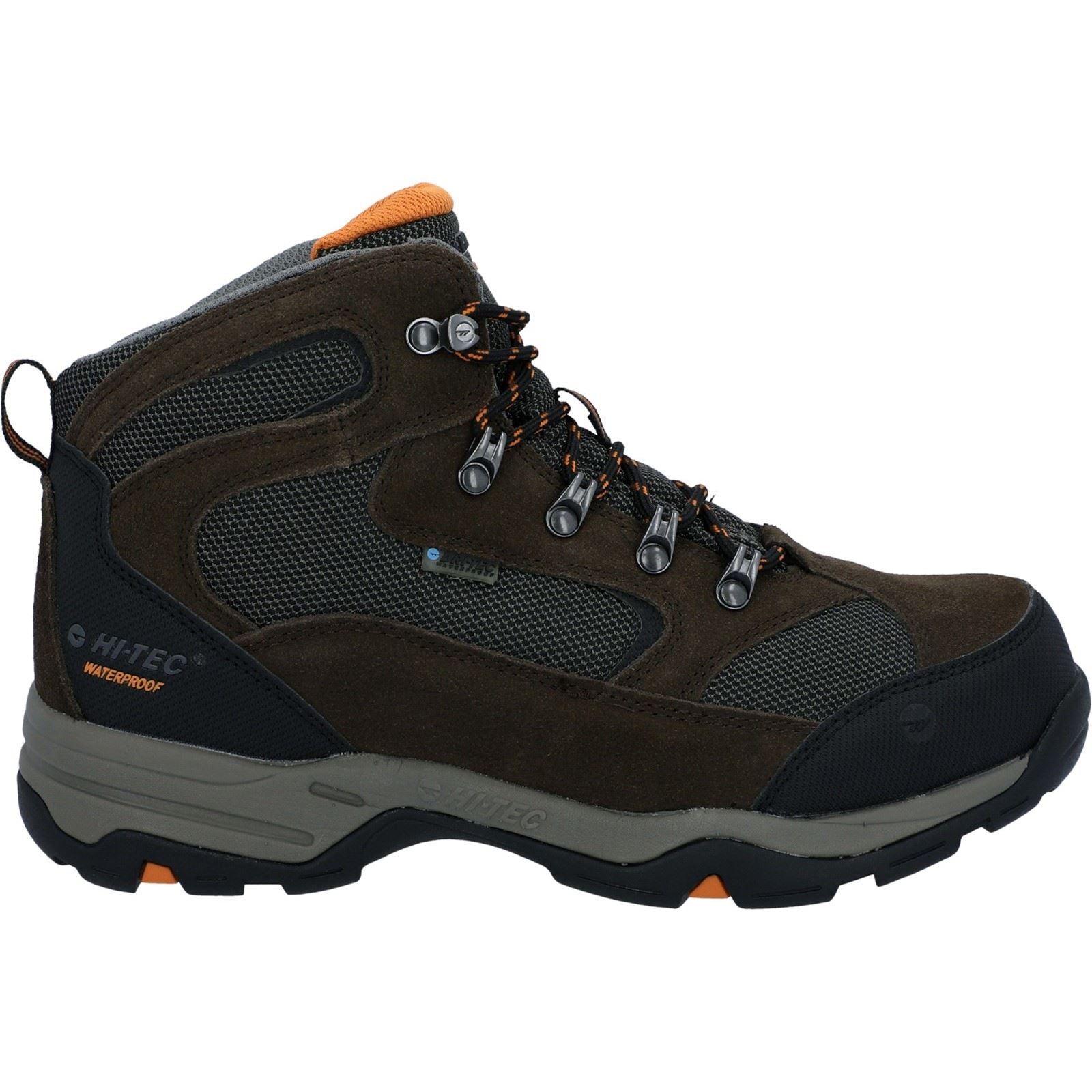 Hi-Tec Storm Herren Wanderstiefel Aus Dunkler Schokolade Aus Wildleder