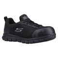 Skechers Workwear Sure Track Jixie Textil Damen Schwarze Sicherheits Sneakers