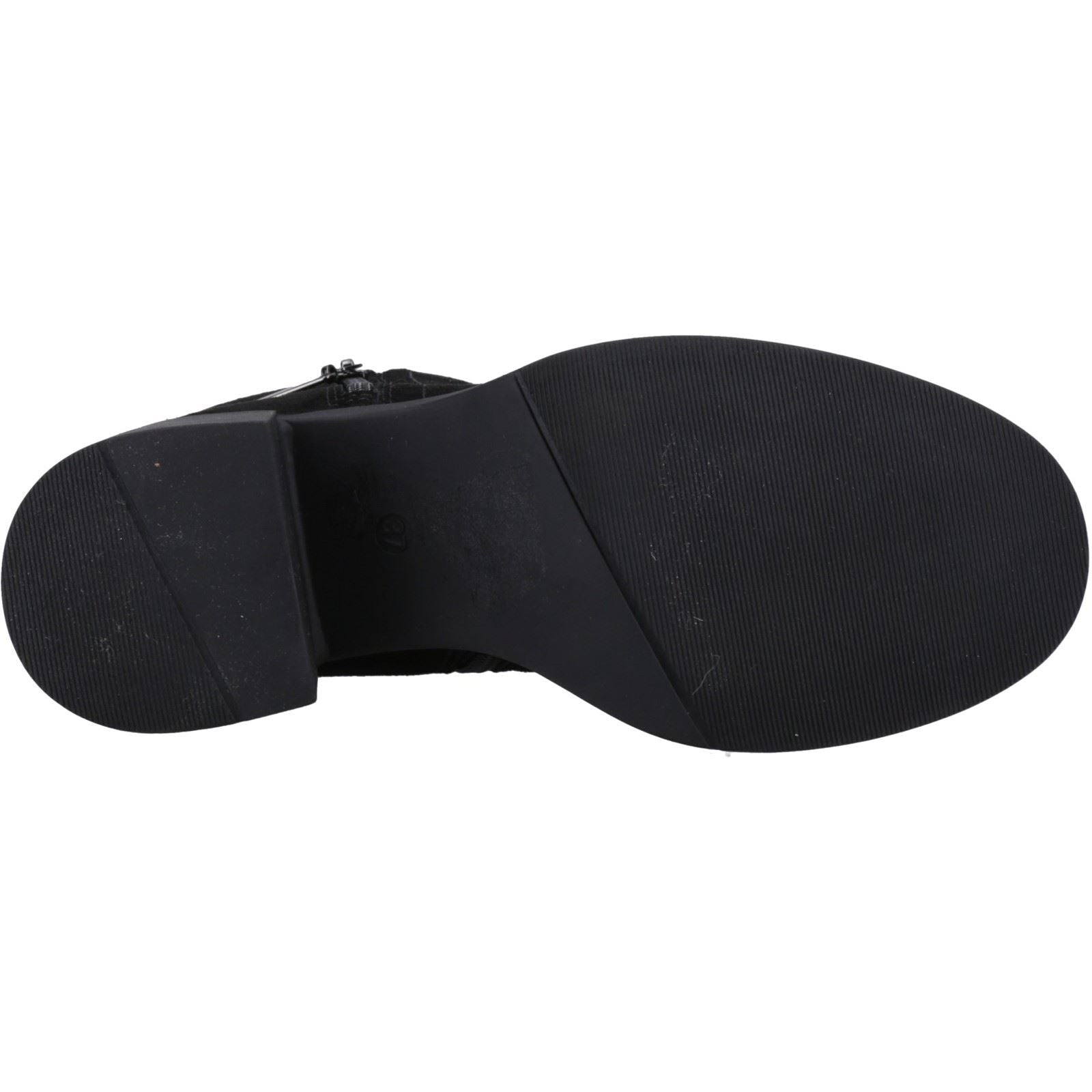Hush Puppies Adele Damen Wildleder Schwarze Farbe Stiefeletten mit Absatz