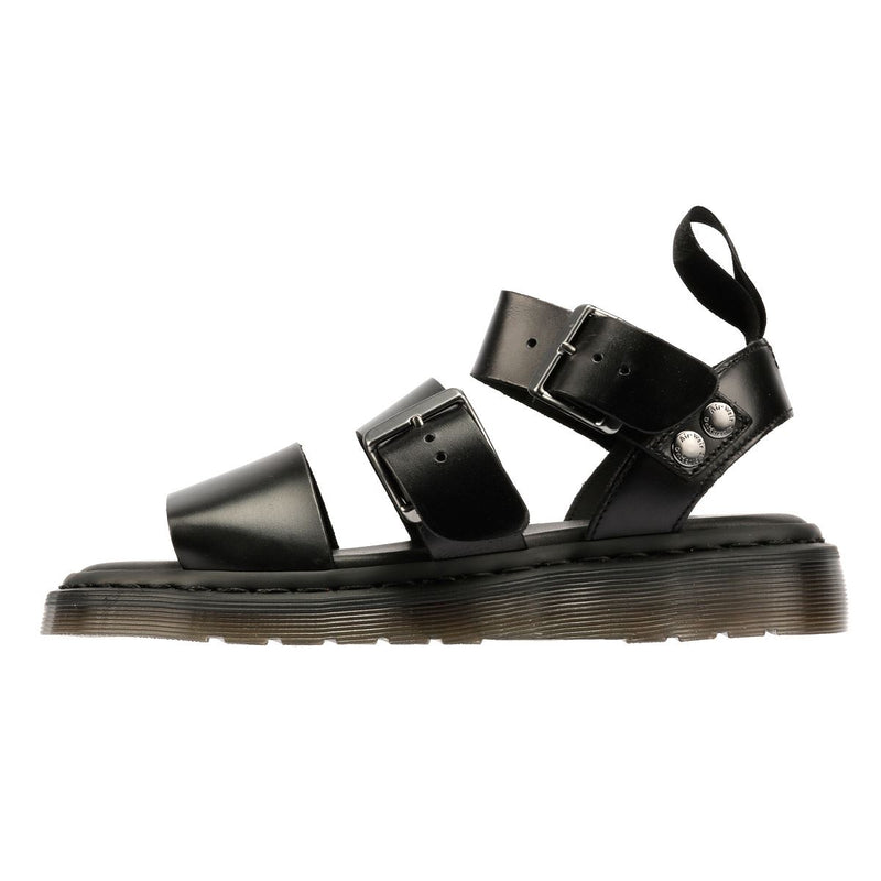 Dr. Martens Gryphon Brando Damen Sandalen Aus Schwarzem Leder