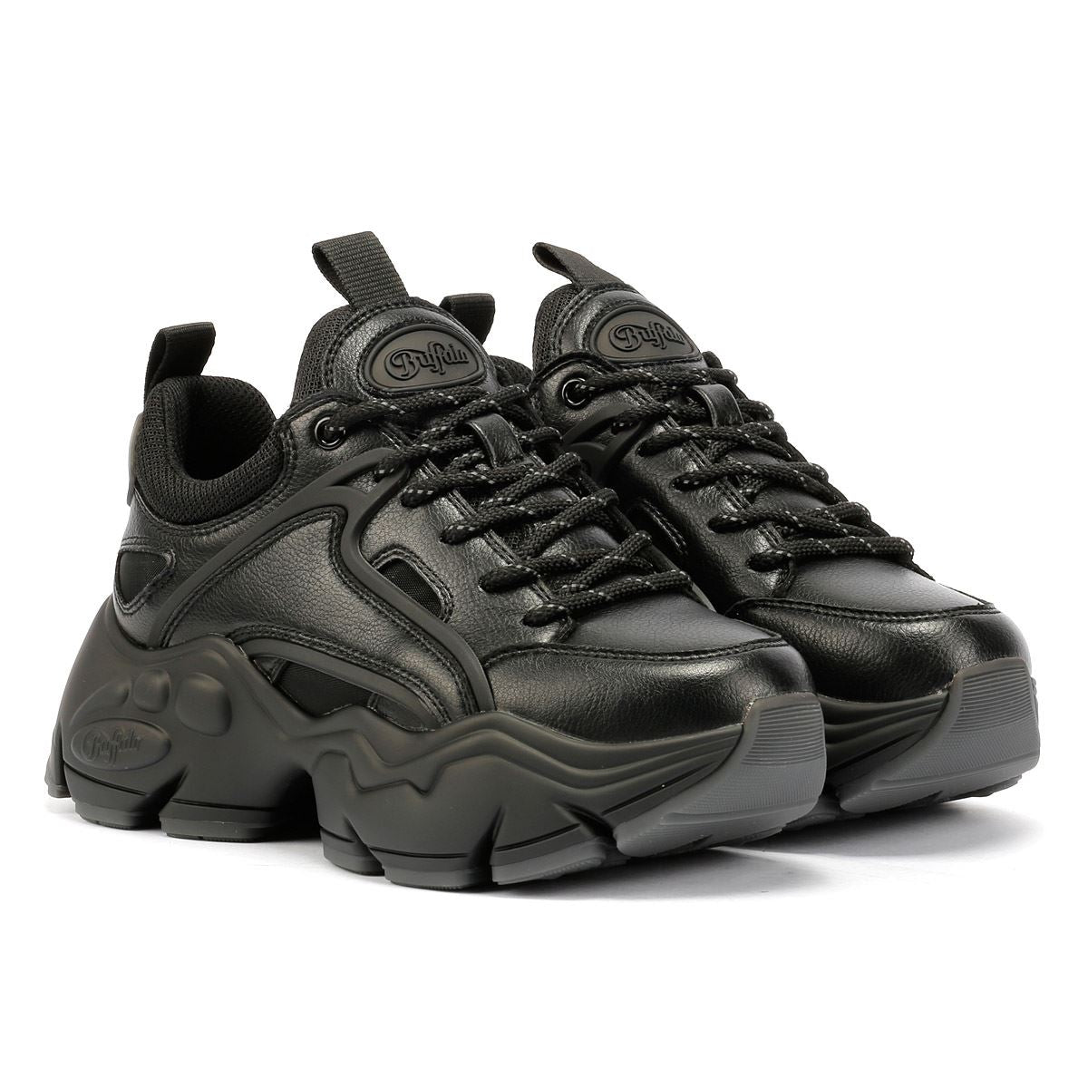 Buffalo Binary C Damen Schwarze Farbe Turnschuhe