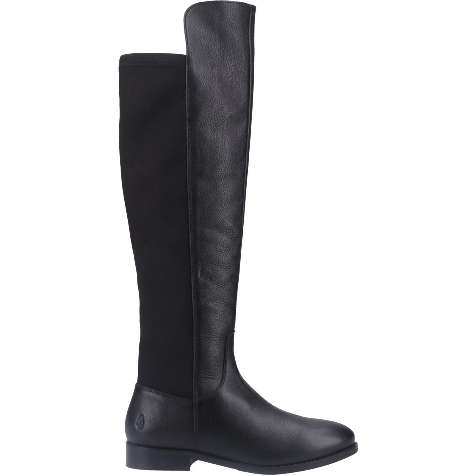 Hush Puppies Paisley Kunstleder Damen Schwarze Stiefel