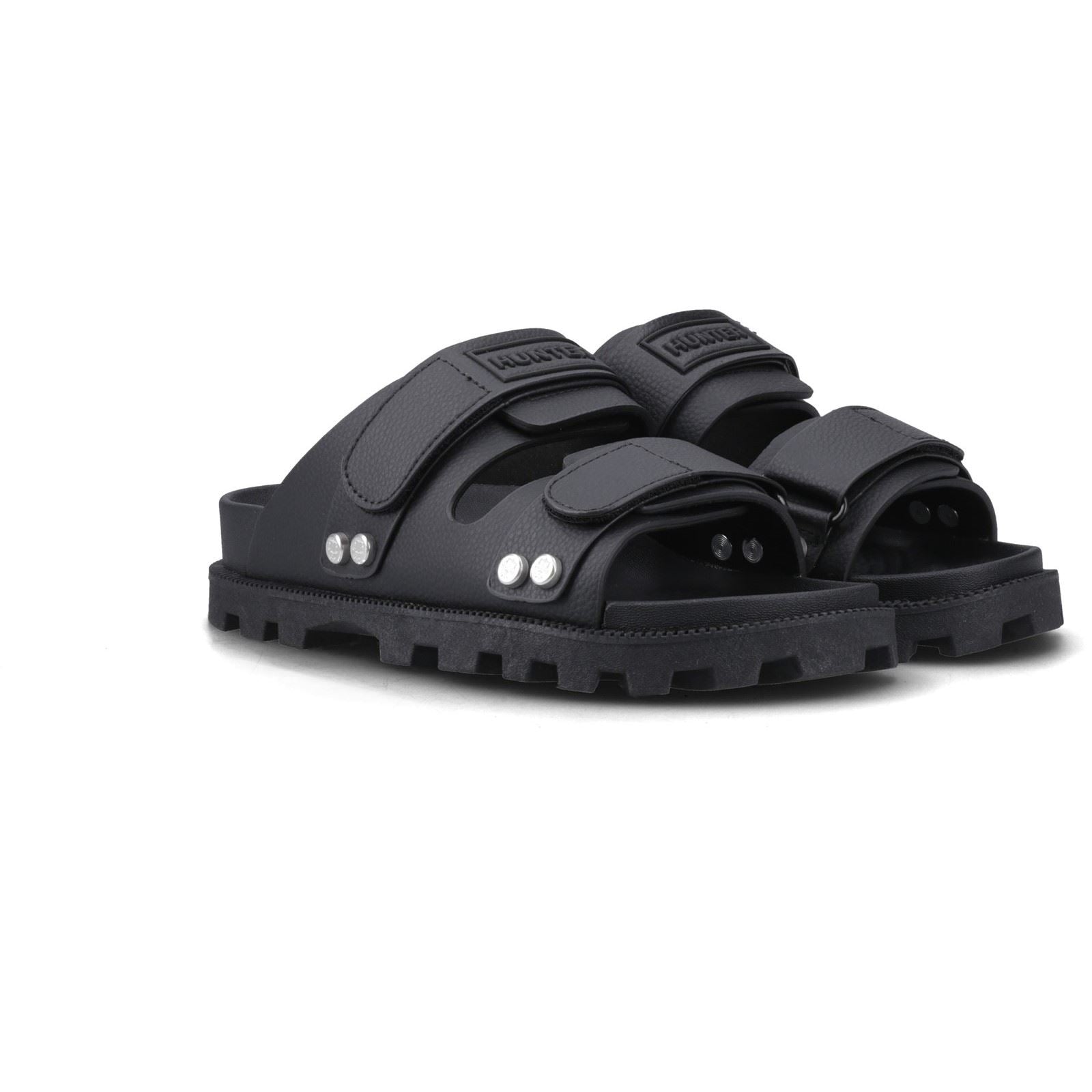 Hunter Vegan Sandal Polyester Damen Sandalen In Schwarz