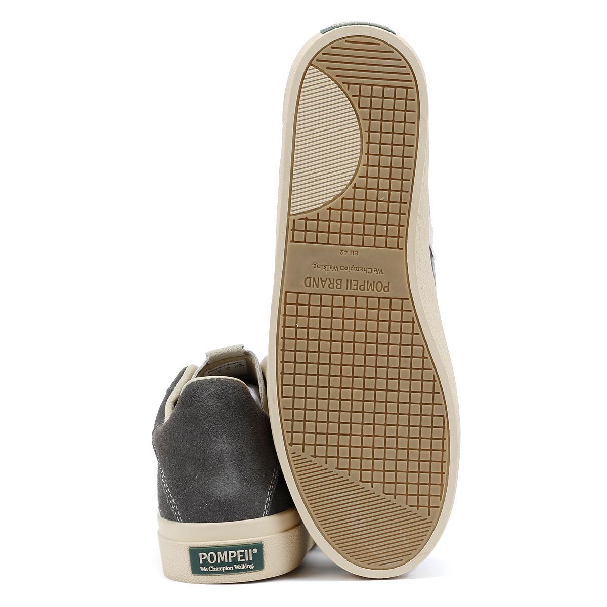 Pompeii Dart Herren Sneaker Aus Veloursleder In Grau