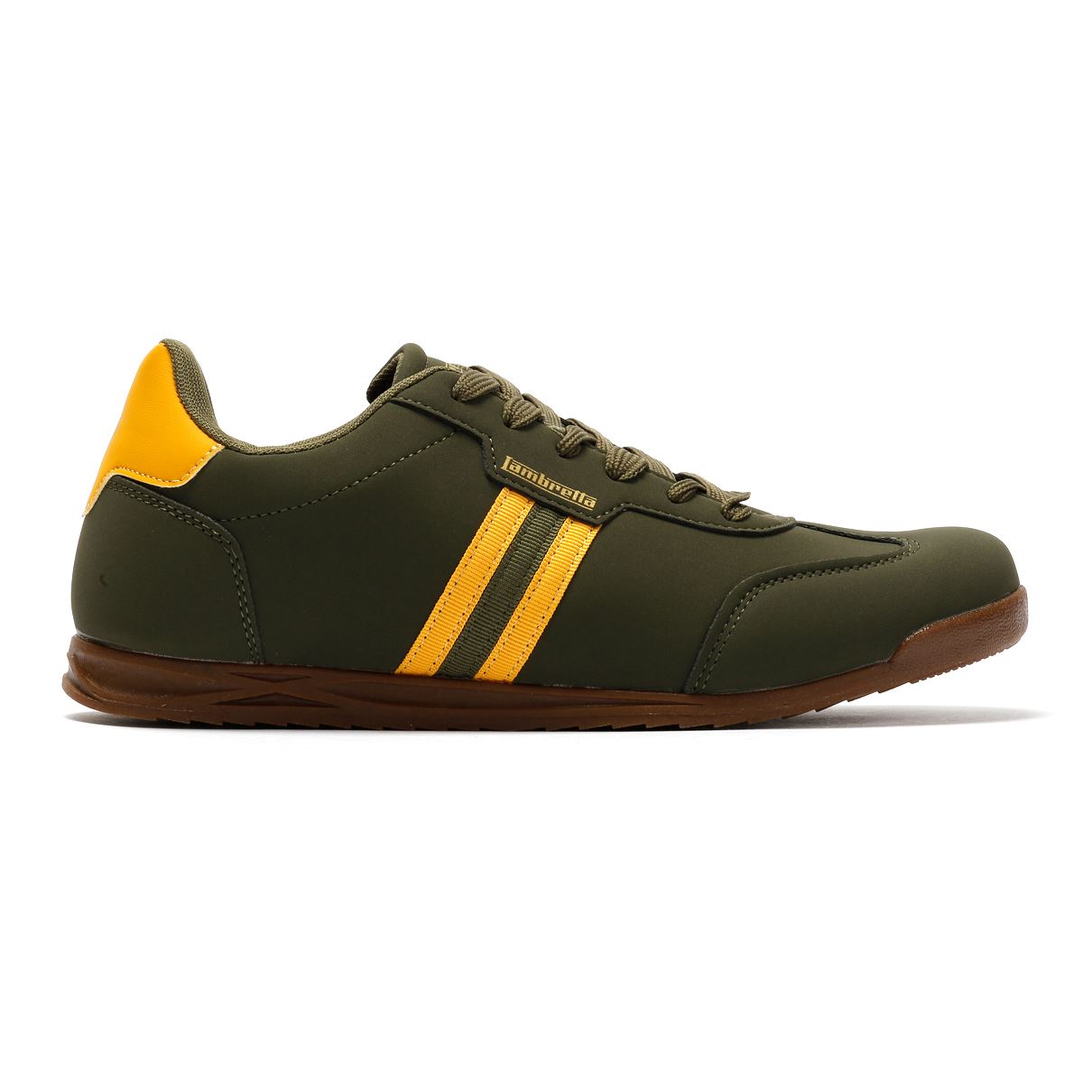 Lambretta Tackle Herren Grüne Sneaker