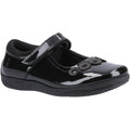 Hush Puppies Christina Patent Senior Mädchenschuhe Aus Schwarzem Leder