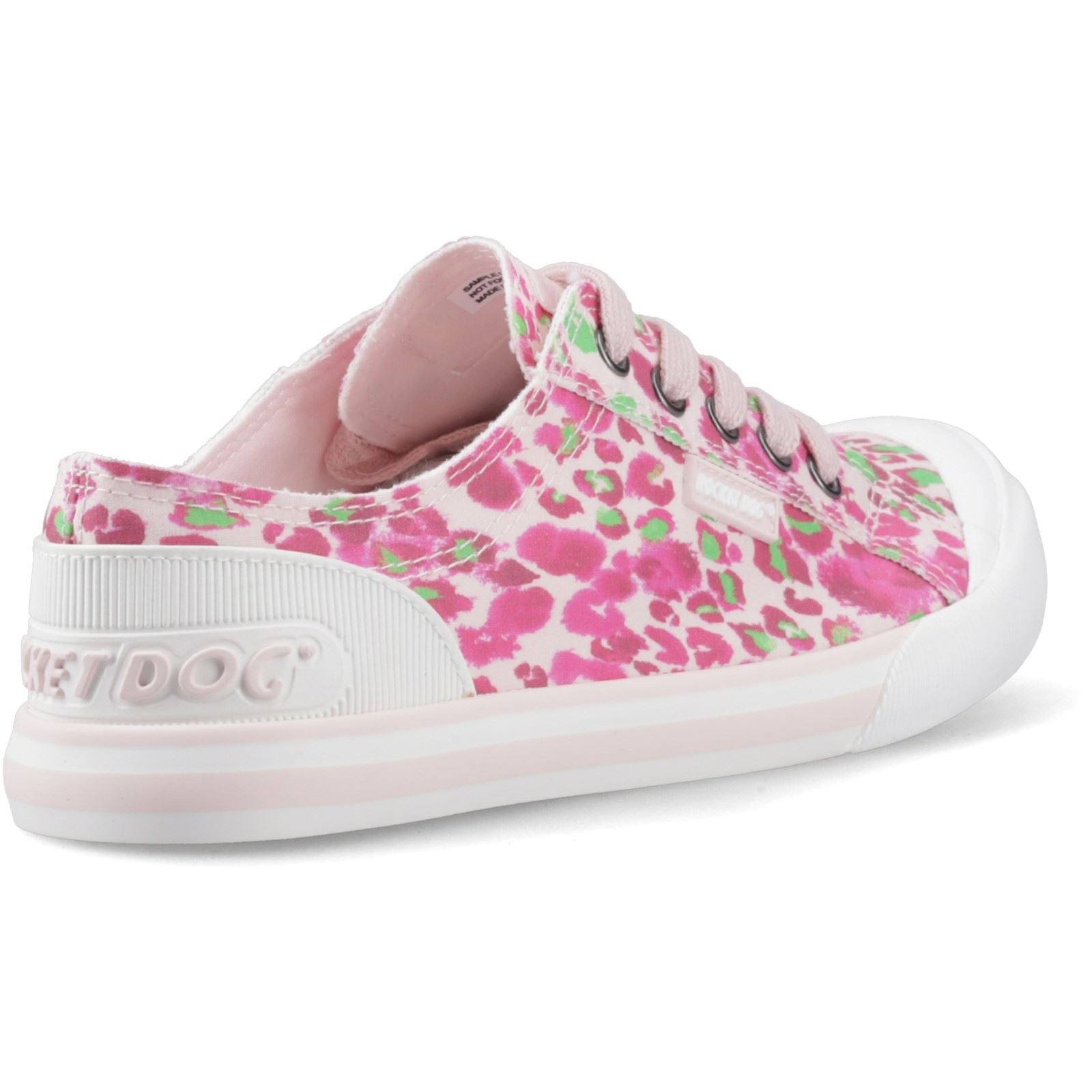Rocket Dog Jazzin Snap Baumwolle Damen Pink/Mehrfarbige Sneaker