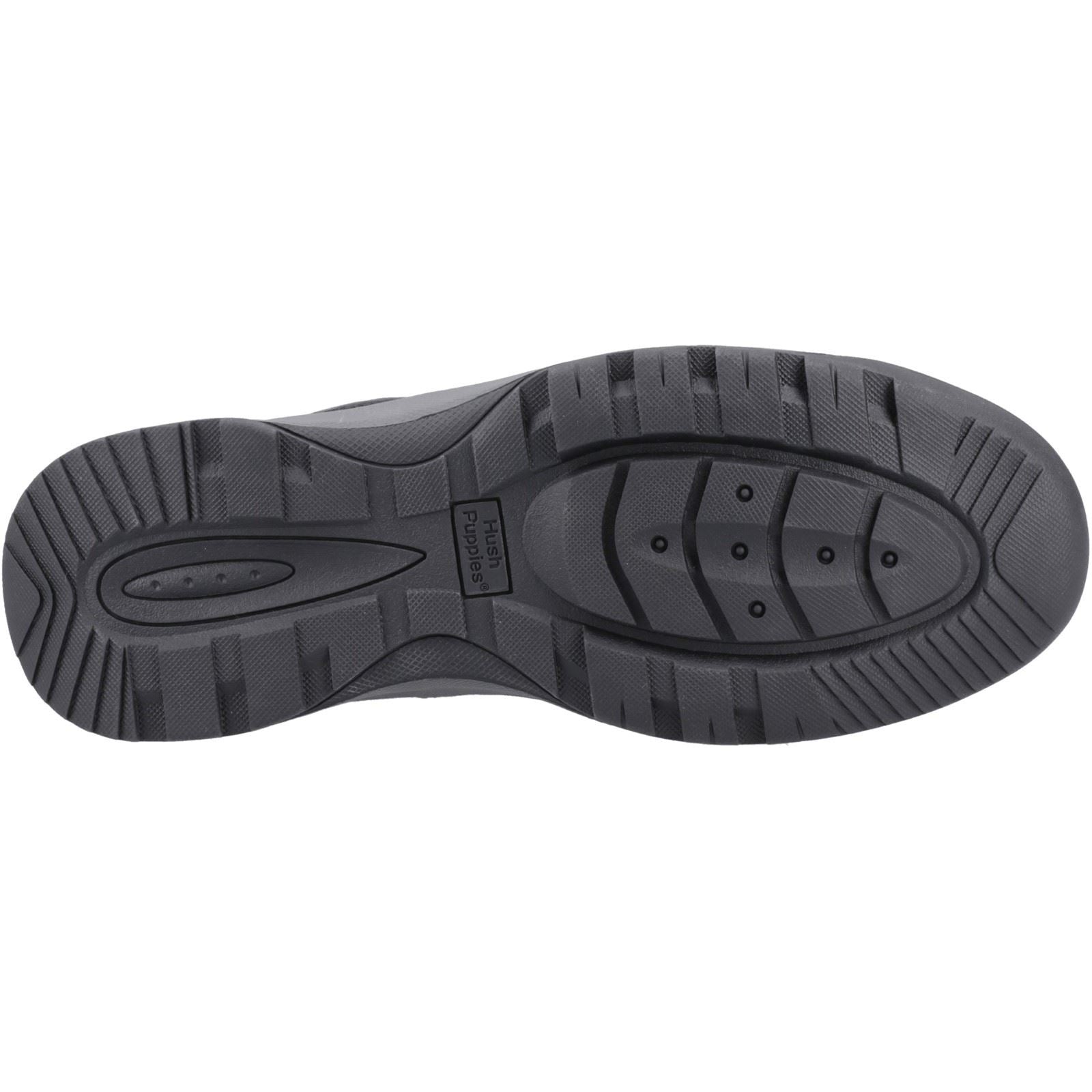 Hush Puppies Vernon Herren Schwarze Farbe Leder Knöchelstiefel