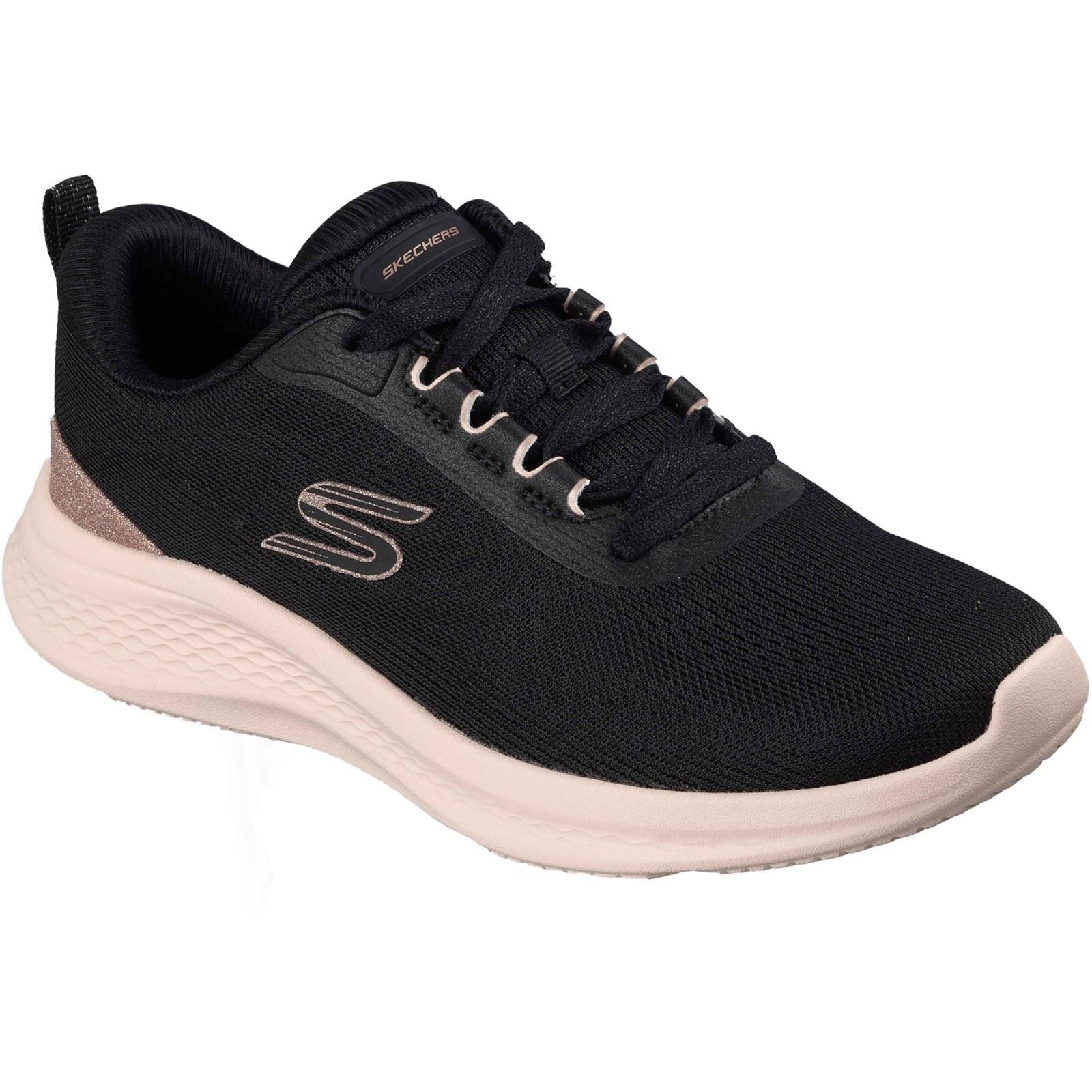 Skechers Skech-Lite Pro 2.0 Polyester Damen Sneakers Schwarz/Roségold