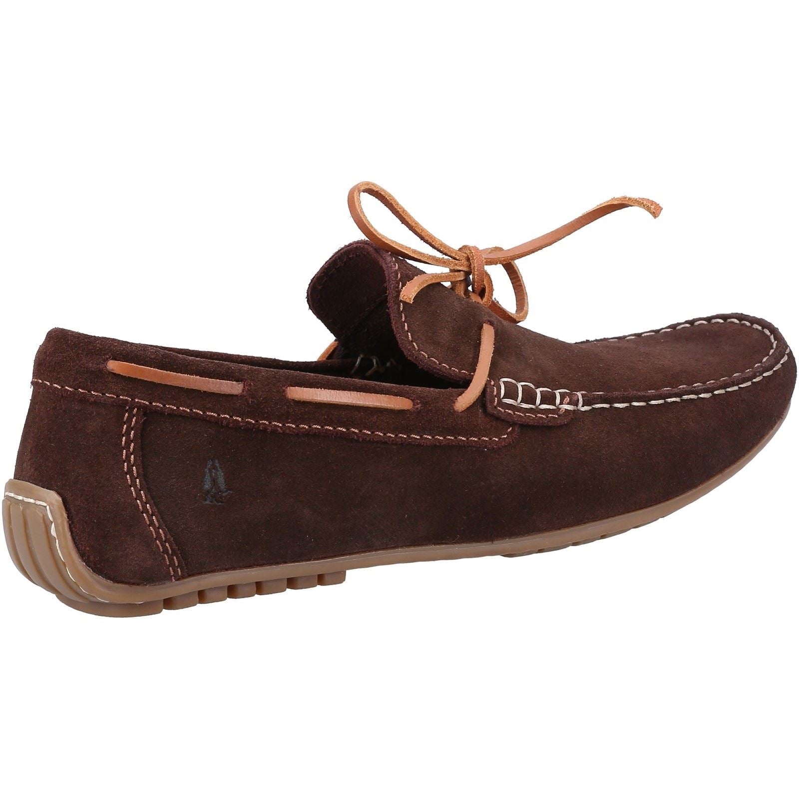 Hush Puppies Reuben Wildleder Herren Braune Bootsschuhe