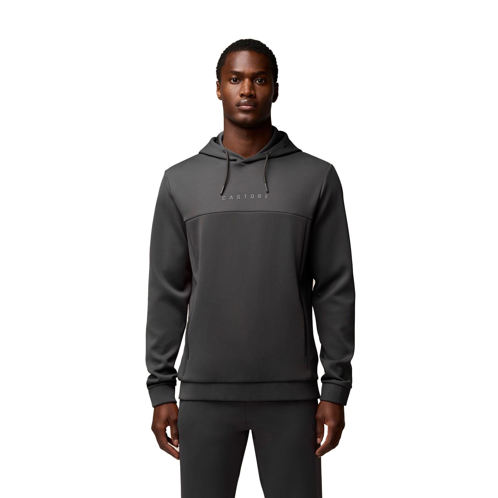 Castore Scuba Hoody Polyester Herren Grauer Kapuzenpullover