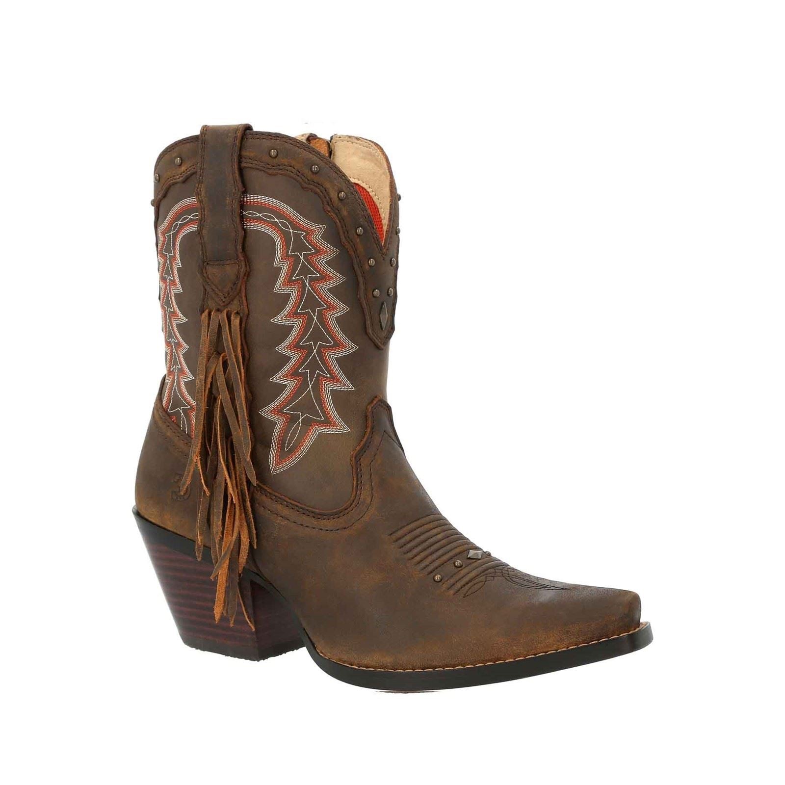 Durango Crush Leder Damen Pecan Stiefel
