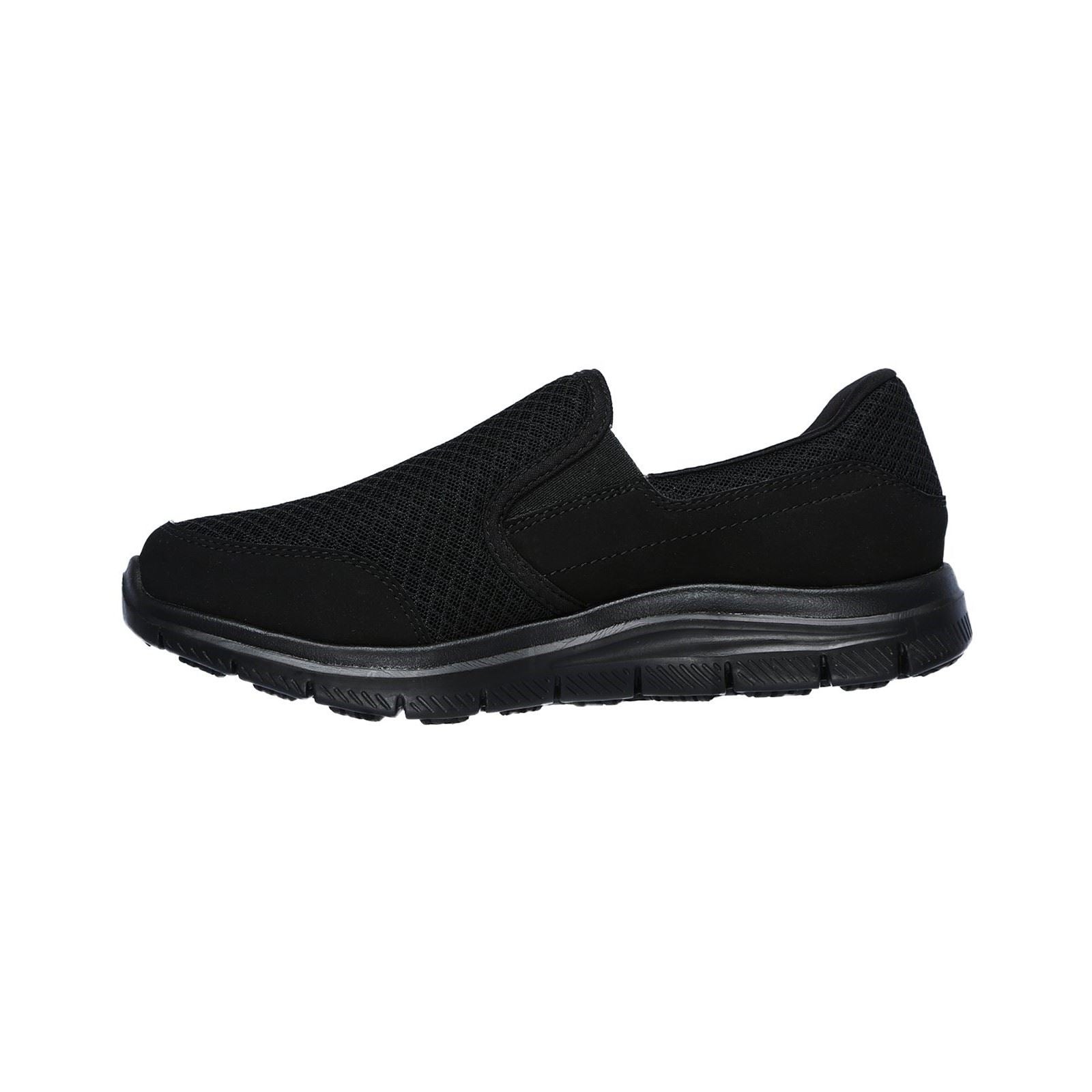 Skechers Workwear Cozard Sr Leder Frauen Schwarze Sicherheits Sneaker