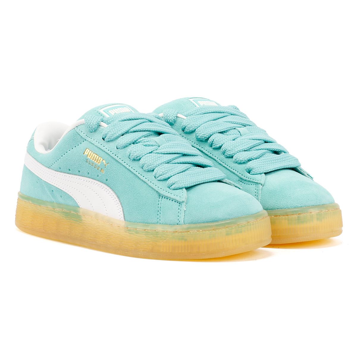 Puma Suede XL Wildleder Aqua Turnschuhe