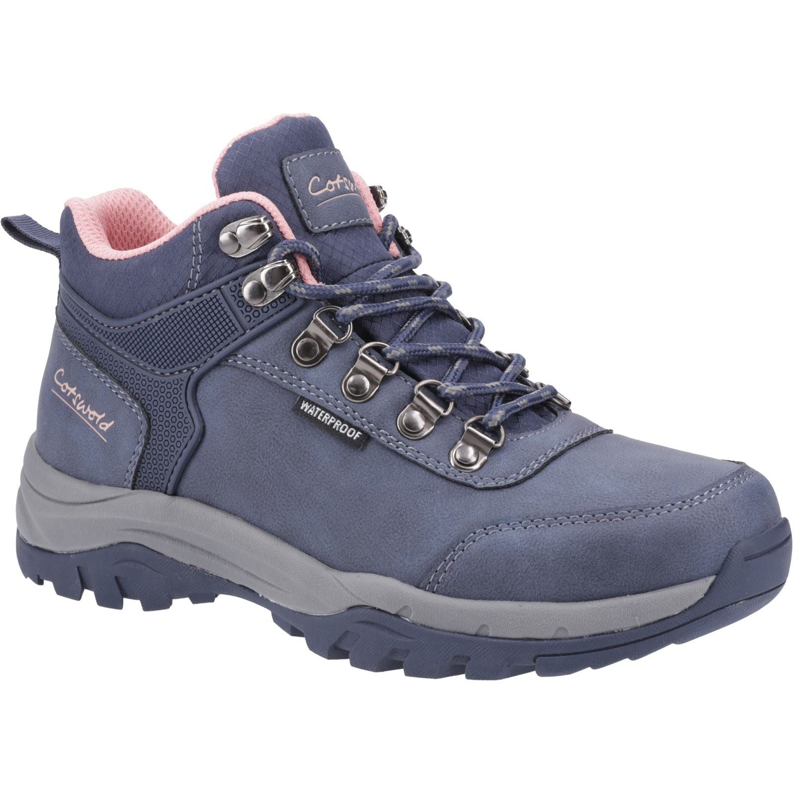Cotswold Overbury Polyurethan Damen Wanderschuhe In Marineblau