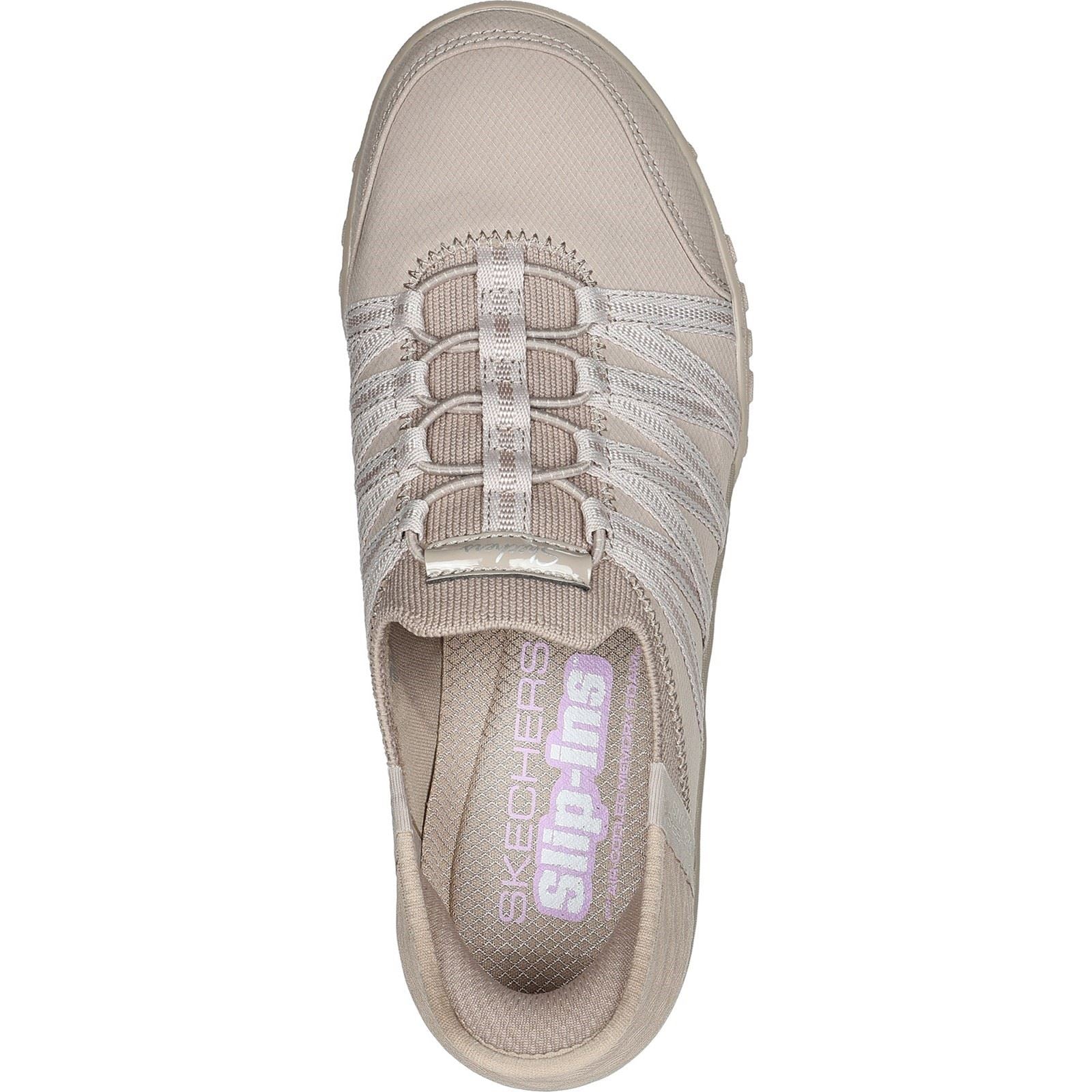 Skechers Breathe-Easy - Roll-With-Me Textile Damen-Taupe-Sneakers
