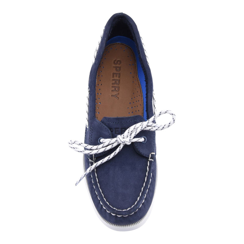 Sperry Authentic 1 Eye Damen Bootsschuhe Aus Leder In Marineblau