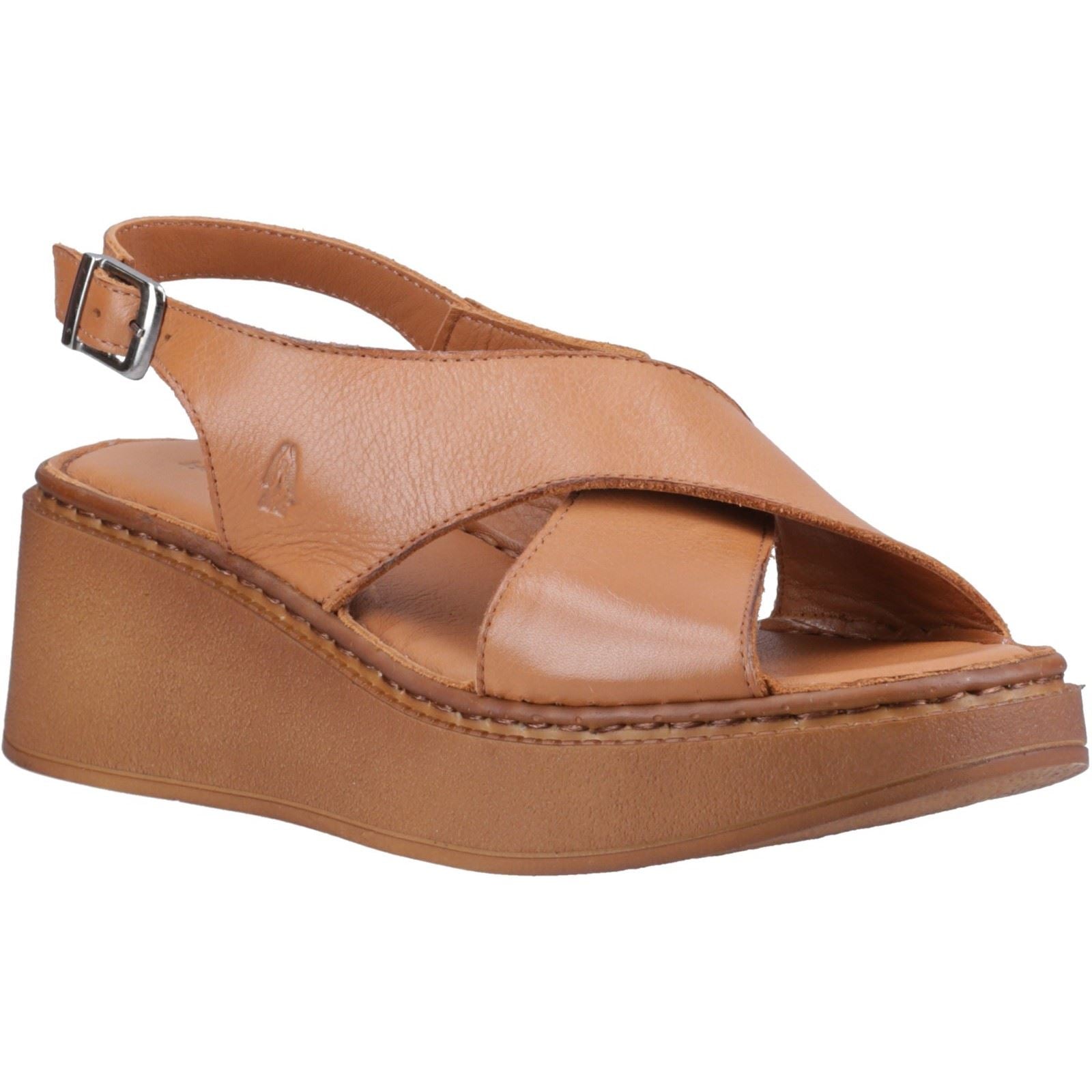 Hush Puppies Bex Wedge Nubuk Damen Keilabsatzschuhe In Braun