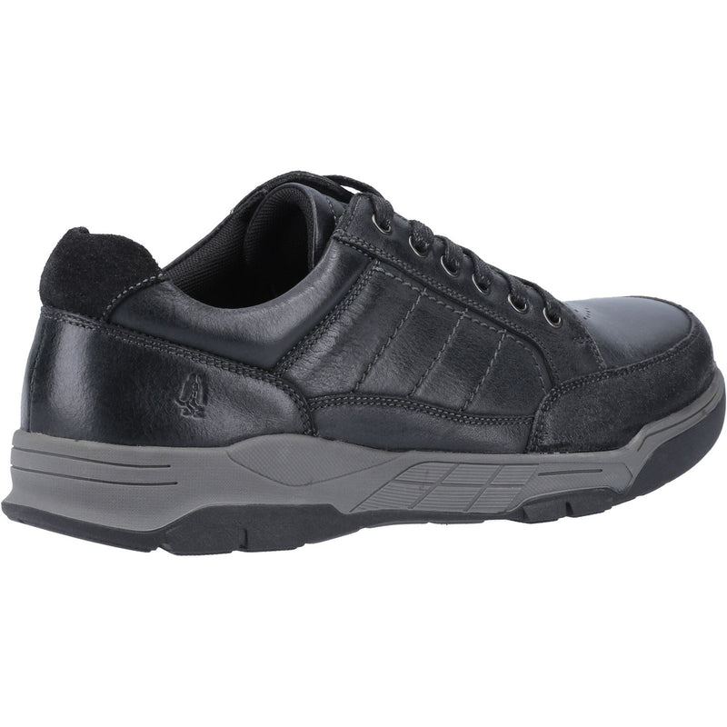 Hush Puppies Finley Schwarze Farbe Herren-Schnürschuhe Aus Leder