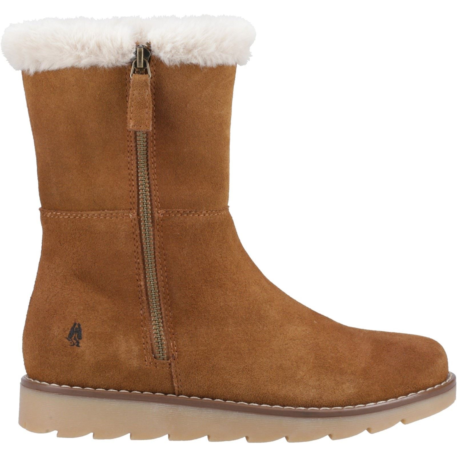 Hush Puppies Mary Wildleder Damen Tan Stiefel