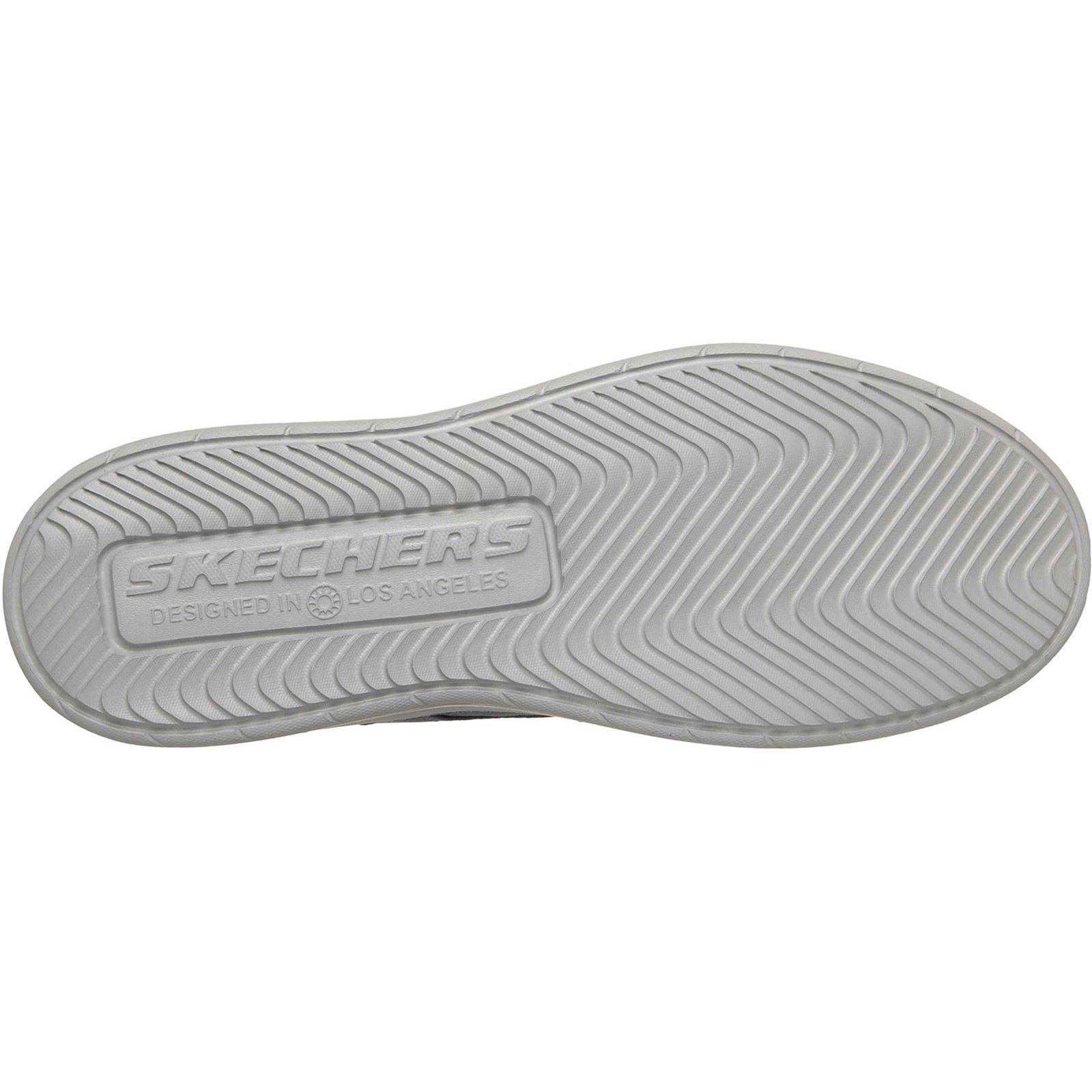 Skechers Hyland Justino Textile Herren Schuhe In Marineblau Mit Schnürung