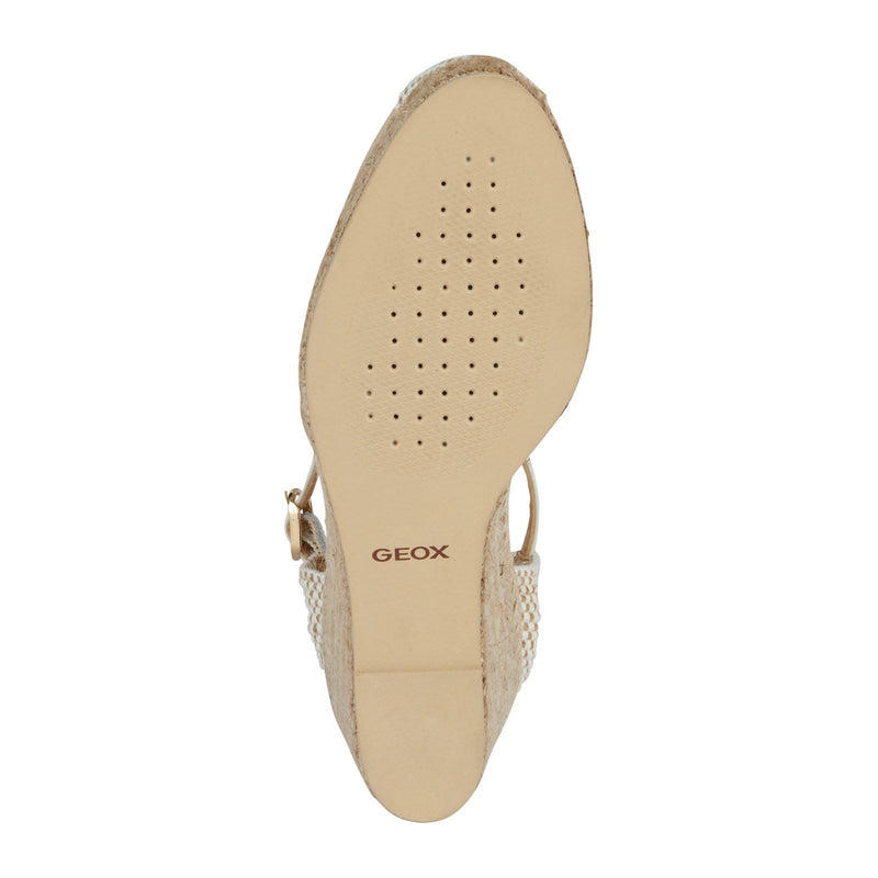 Geox D GELSA Damen-Sandalen In Hellbeige
