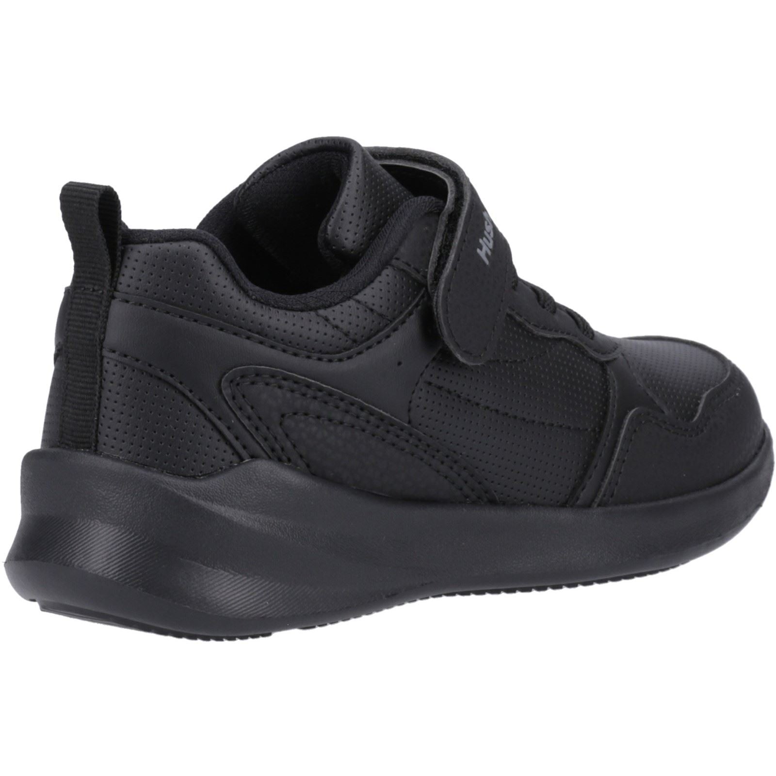 Hush Puppies Marling Bungee Lace Junior Polyurethan Schwarze Schuhe
