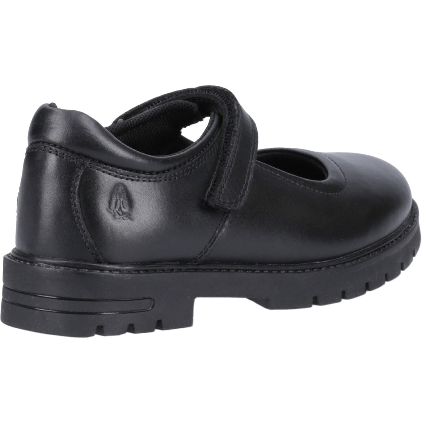 Hush Puppies Tanya Junior Mädchenschuhe Aus Schwarzem Leder