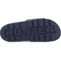 Hunter Core Embossed Slider Polyester Navy Slides