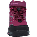 Hi-Tec Blackout Mid Polyester Soft Shell Mädchen Wanderstiefel In Dunkelrosa/Fuchsia