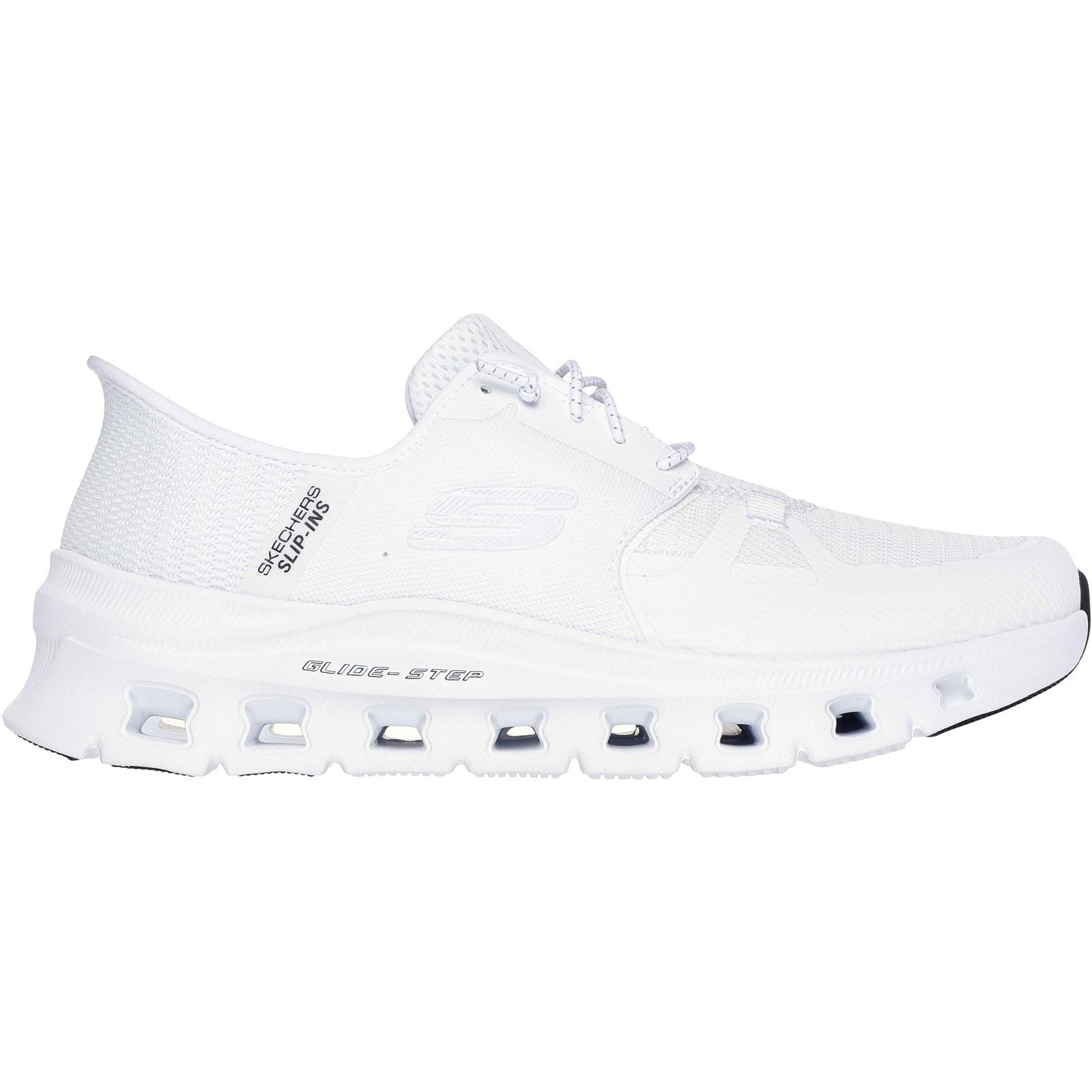 Skechers Glide-Step Pro Textile Herren Weiße Sneaker