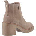 Hush Puppies Felicia Damen Stiefeletten mit Absatz in Taupe aus Wildleder