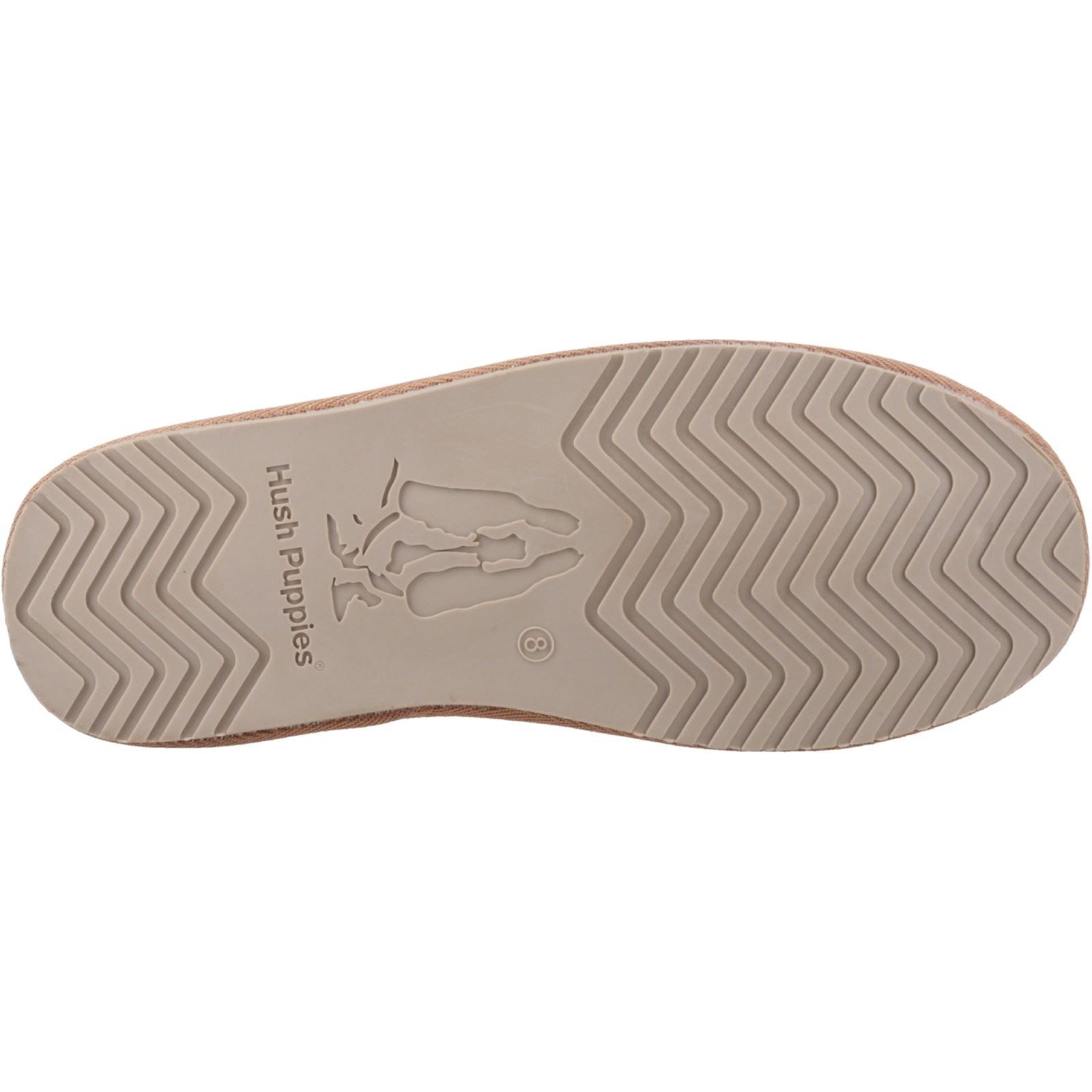 Hush Puppies Abraham Herren Hausschuhe aus Wildleder in Tan