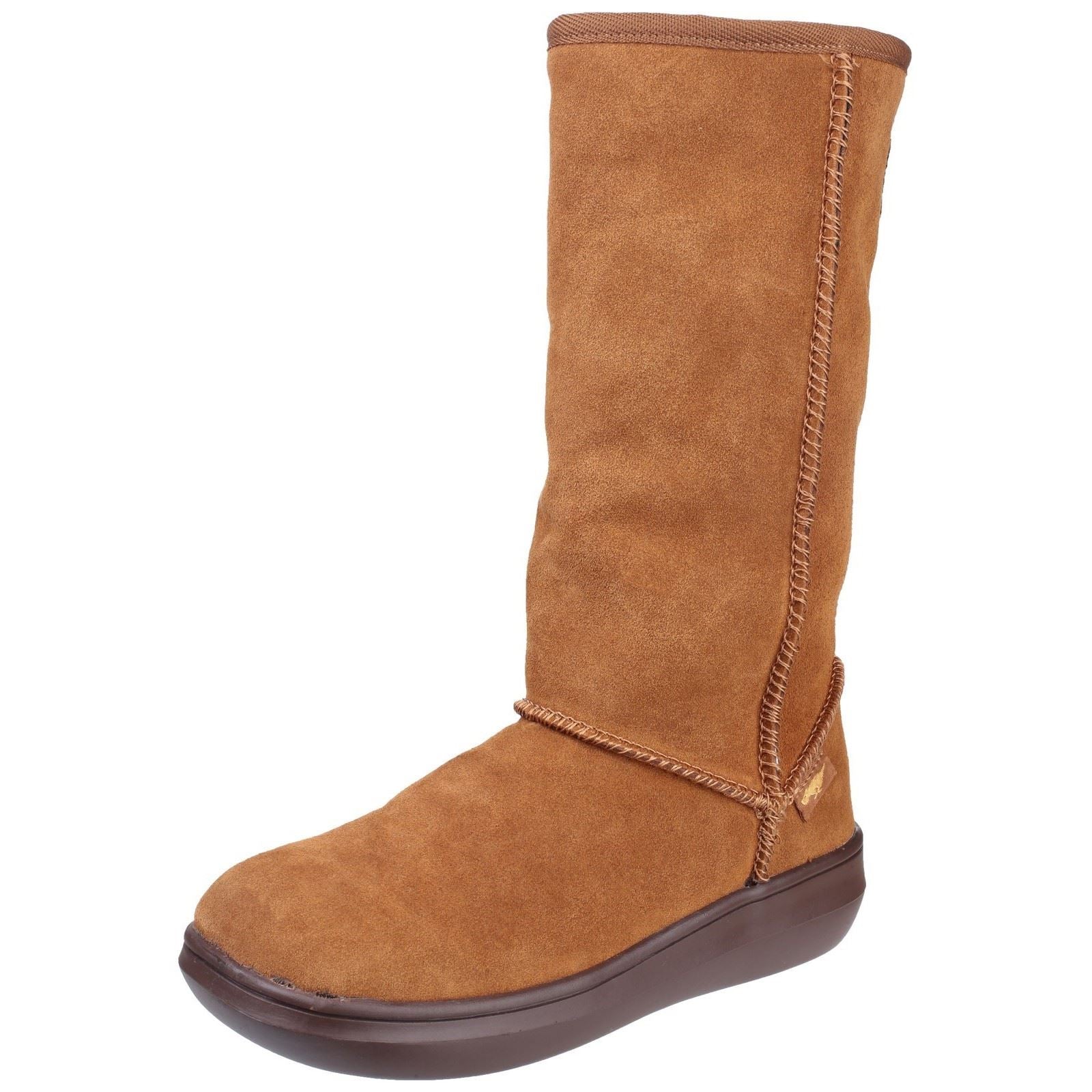 Rocket Dog Sugardaddy Wildleder Damen Stiefel In Kastanienbraun