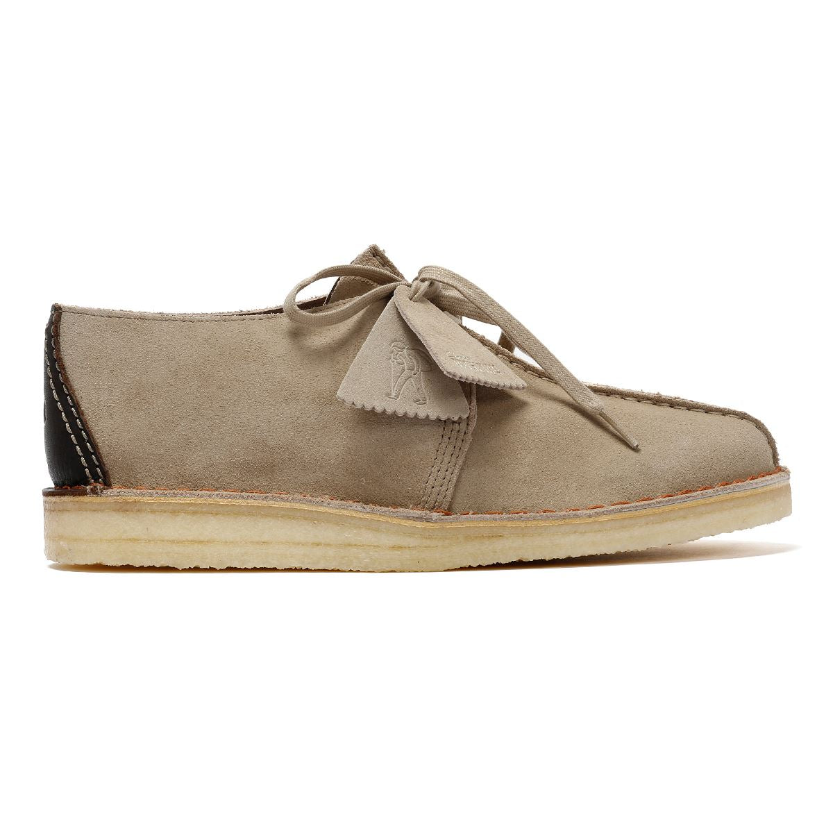 Clarks Originals Desert Trek Wildleder Herren Schnürschuhe In Beige